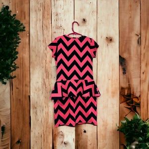 Beautiful fun pattern dress for girls